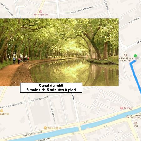 Le Saint Eloi - Studio Avec Parking Toulouse Centre Apartment Luaran gambar